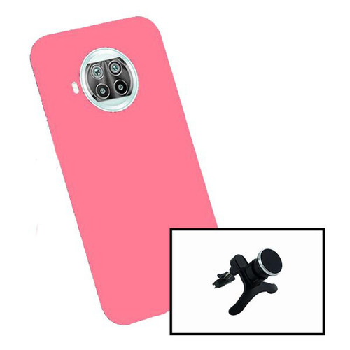 Phonecare - Kit Support Magnétique Renforcé Pour Voiture + Coque Silicone Liquide - Xiaomi Poco X3 Pro - Rose Phonecare  - Accessoire Smartphone