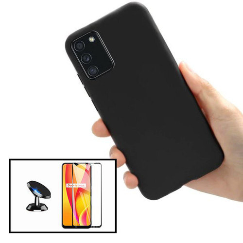Phonecare - Kit Verre Trempé 5D Full Cover + Coque Silicone Liquide + Support Magnétique Voiture - Samsung Galaxy F02s Phonecare  - Accessoire Smartphone