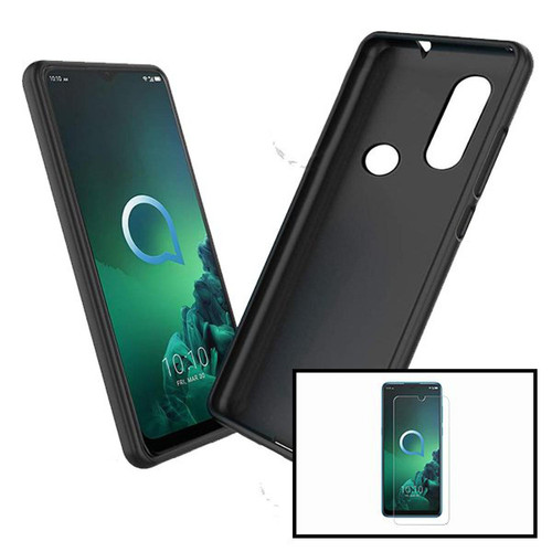 Phonecare - Kit Verre Trempé 5D Full Cover + Coque Silicone Liquide - Alcatel 3X (2019) Phonecare  - Accessoire Smartphone