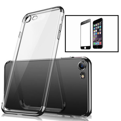 Phonecare - Kit Verre Trempé 5D Full Cover + Coque SlimArmor - Iphone Se New 2020 - Noir Phonecare  - Coque, étui smartphone
