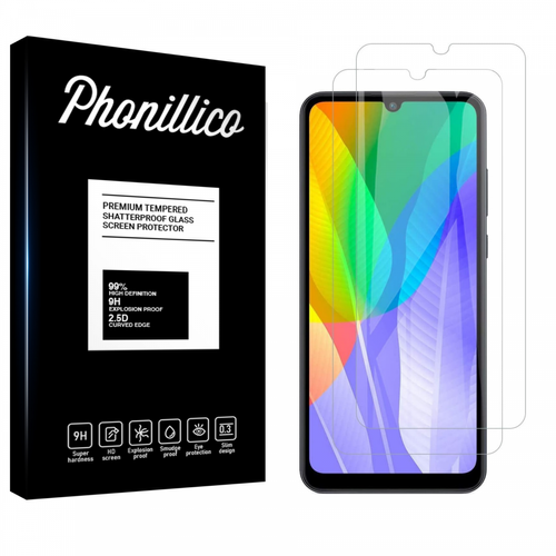 Phonillico - Verre Trempé pour Huawei Y6P [Pack 2] Film Vitre Protection Ecran Phonillico® - Protection écran tablette
