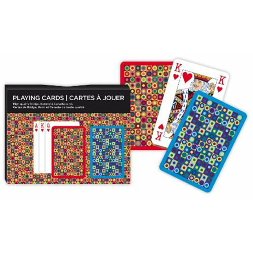 Jeux de cartes Piatnik Piatnik P2633 Deck Dots Bridge cartes A jouer doubles