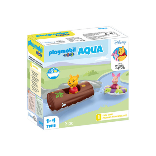 Playmobil - Playmobil 1.2.3 71415 Winnie et porcinet aquatique Playmobil  - Porcinet