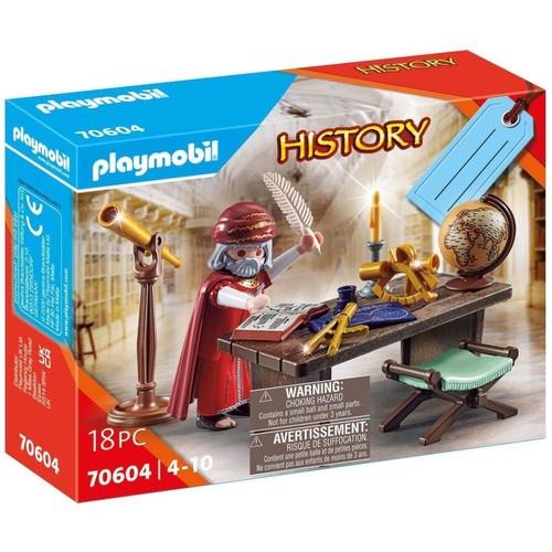 Playmobil - History Astronome Coffret Cadeau Playmobil  - Playmobil History Playmobil