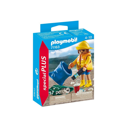 Playmobil - Special Plus Bénévole ramassage de déchets Playmobil  - Playmobil special