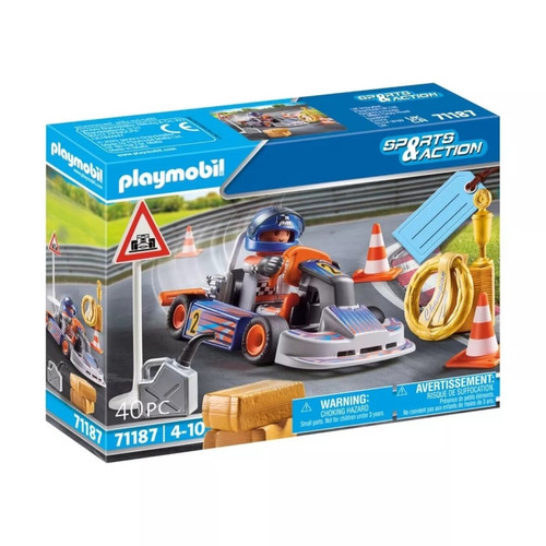 Playmobil - Sports and Action Pilote de kart Playmobil  - Procomponentes