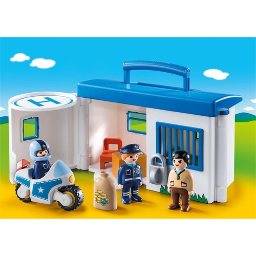 Playmobil Commissariat de police transportable