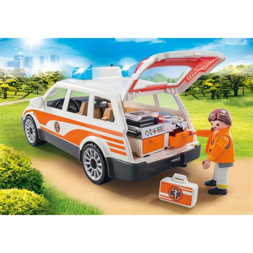 Playmobil City Life - Voiture et ambulanciers