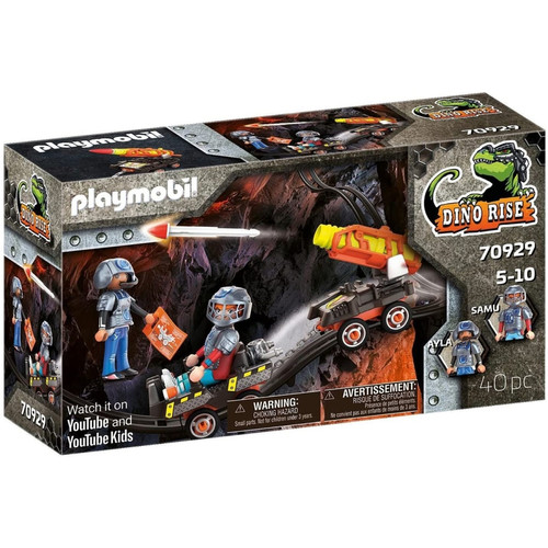 Playmobil - Dino Rise Véhicule de tir pour Dino Mine Playmobil  - Jeux & Jouets