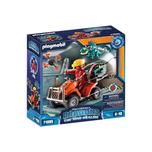Playmobil - Dragons The Nine Realms - Icaris ATV et Phi Playmobil - Playmobil