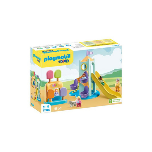 Playmobil - Playmobil 1.2.3 71326 Aire de jeux avec toboggan géant 1.2.3 Playmobil  - Playmobil geant