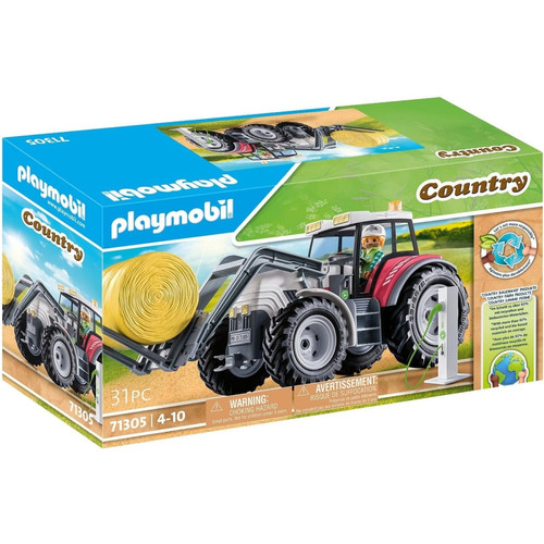 Playmobil - Country - Grand tracteur électrique Playmobil  - Playmobil Country Playmobil