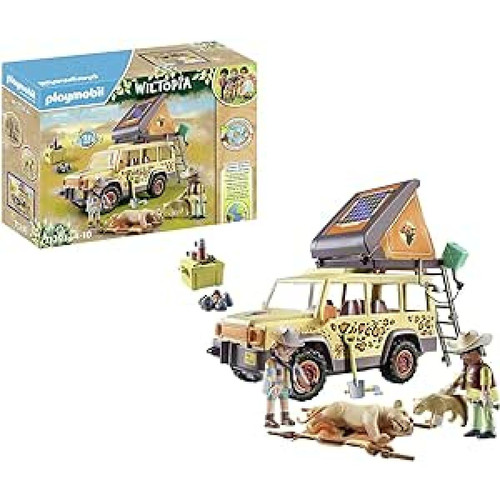 Playmobil - 71293 Playmobil Wiltopia - Explorateur avec Véhicule tout terrain Playmobil  - Playmobil