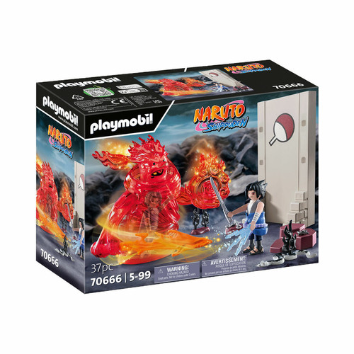 Playmobil - Playset Playmobil 70666 Sasuke vs Itachi 37 Pièces Playmobil  - Figurines Playmobil