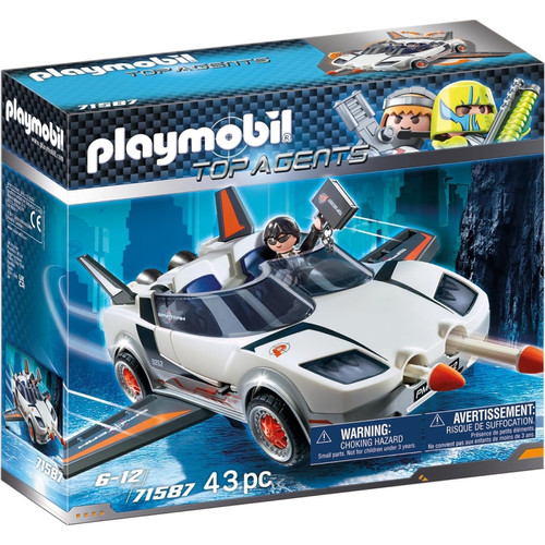 Playmobil - Top Agents Spy Racer de l'agent P. Playmobil  - Jeux de construction