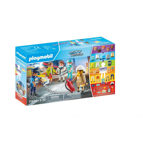 Playmobil - 71400 My figures : héros du quotidien Playmobil  - ASD