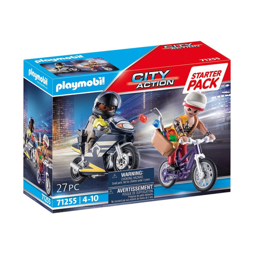 Playmobil - City Action Starter Pack Agent et voleur Playmobil  - Playmobil voleur