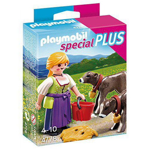 Playmobil Playmobil 4778 Playmobil Special+ Eleveuse avec veaux 0115