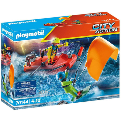 Playmobil - PLAYMOBIL 70144 - City Action Secouriste et kitesurfer Playmobil  - Jeux de construction