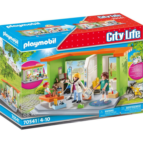 Playmobil - City Life - Mon cabinet pédiatrique Playmobil  - Playmobil City Life Playmobil