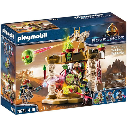 Playmobil - PLAYMOBIL 70751 - Novelmore Sables de Sal'ahari - Temple de l'armée des squelettes - Playmobil