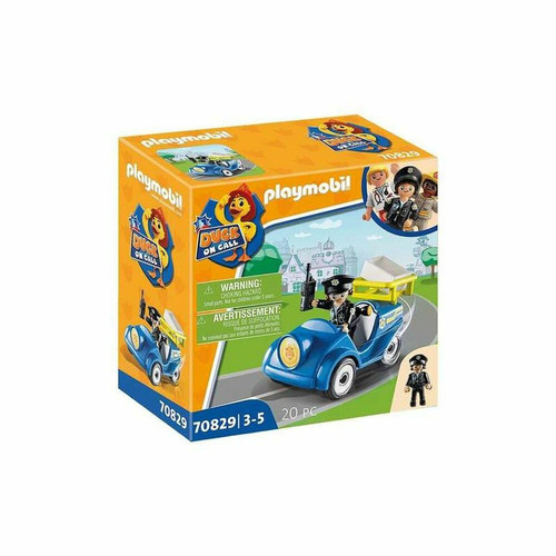Playmobil - Playset Playmobil Duck on Call 70829 Mini Voiture de police (20 pcs) Playmobil  - Jeux de construction