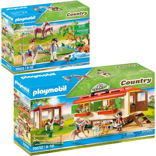 Playmobil - Playmobil – Country – 70510+70512 Playmobil  - Jeux de construction