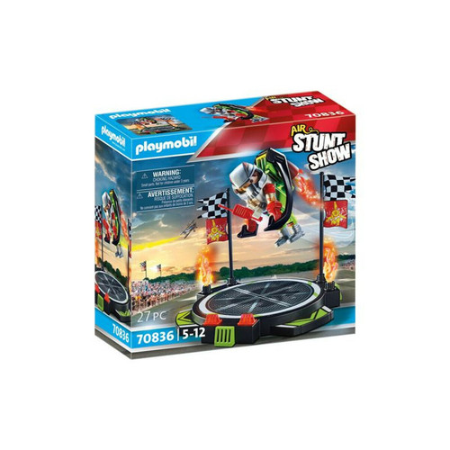 Playmobil - Playmobil 70836 Air Stuntshow Pilote fusée Playmobil  - Marchand Stortle