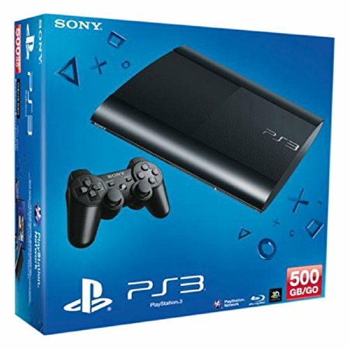 Playstation 3 - console ps3 ultra slim 500 giga Playstation 3   - Jeux et consoles reconditionnés