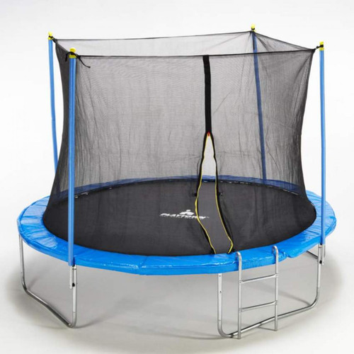 Playtown - Trampoline tapis Élastique 427 cm Filet de sécurité et rembourrage Kangaroo Xxl - Jeux d'enfants