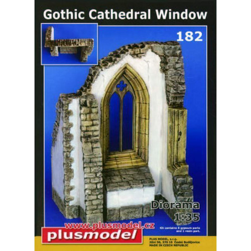 Plus Model - Gotisches Kathedralen Fenster - 1:35e - Plus model Plus Model  - Jeux & Jouets