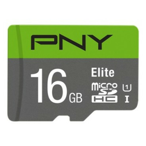 PNY - PNY Elite microSDHC 16GB 16 Go UHS-I Classe 10 PNY  - Carte Micro SD