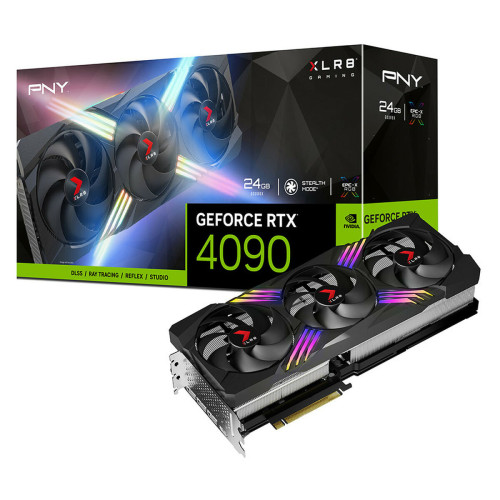 PNY - GeForce RTX 4090 24Go XLR8 Gaming VERTO EPIC-X RGB - Carte Graphique NVIDIA Compatible vr