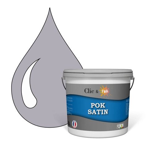 Pok - POK SATIN : Peinture Satin Lessivable Lavander 50m² - 5L Pok  - Peinture intérieure