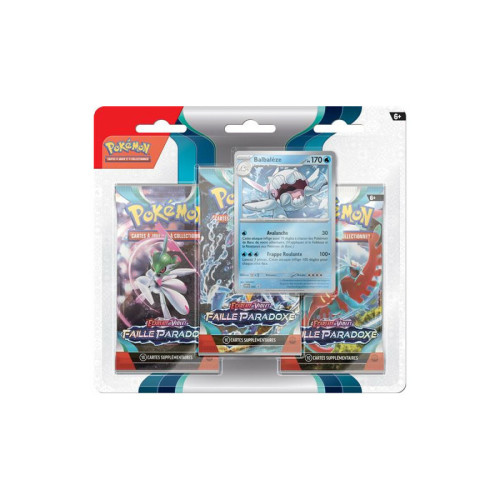 Pokemon - Carte à collectionner Pokémon EV04 Faille Paradoxe Pack 3 Boosters Pokemon  - Carte à collectionner Pokemon