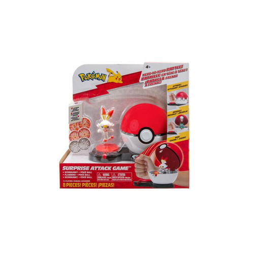 Pokemon - Figurine Pokémon Poké Ball Attaque Surprise Solo Modèle aléatoire Pokemon  - Pokémon Jeux & Jouets