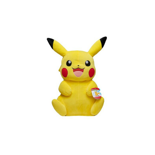 Pokemon - Peluche Pokémon Pikachu 50 cm Jaune Pokemon  - Héros et personnages