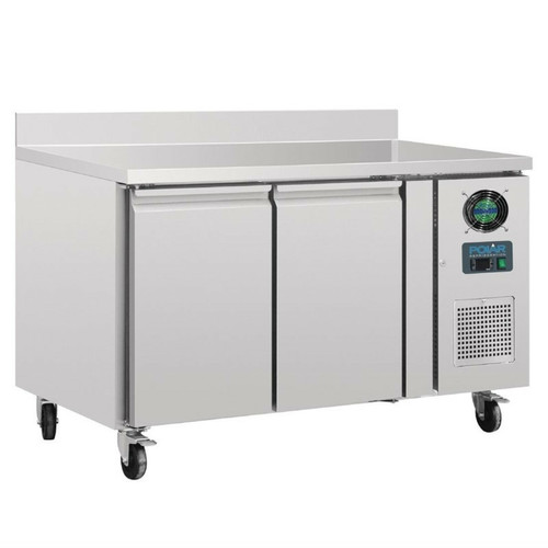 Polar - Table Réfrigérée Négative 282 litres - 2 Portes avec Dosseret - Polar Polar  - Refrigerateur hauteur 70 cm