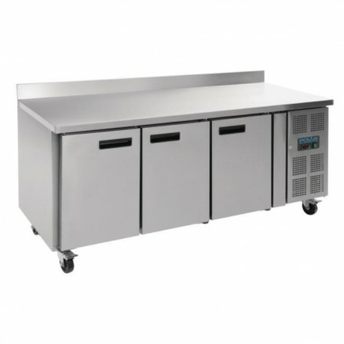 Polar - Table Réfrigérée Négative GN1/1 - avec Dosseret 3 Portes - Polar Polar  - Réfrigérateur américain