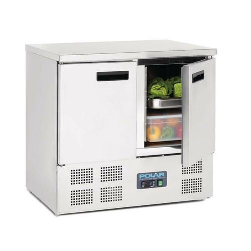 Réfrigérateur américain Table Réfrigérée Positive Inox 240 L - 2 Portes - Polar
