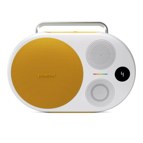 Enceintes Hifi Polaroid Enceinte sans fil Bluetooth Polaroid Music Player 4 Jaune et blanc