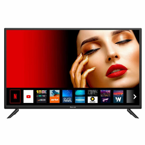 Polaroid - Smart TV 43'' Full HD Netflix YouTube PrimeVideo Screencast USB HDMI - TV 40'' à 43''