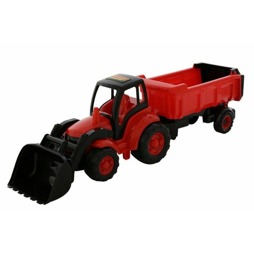 Polesie - Polesie Polesie0438 Champion Tracteur avec Pelle et Semi-remorque Polesie  - Remorque tracteur