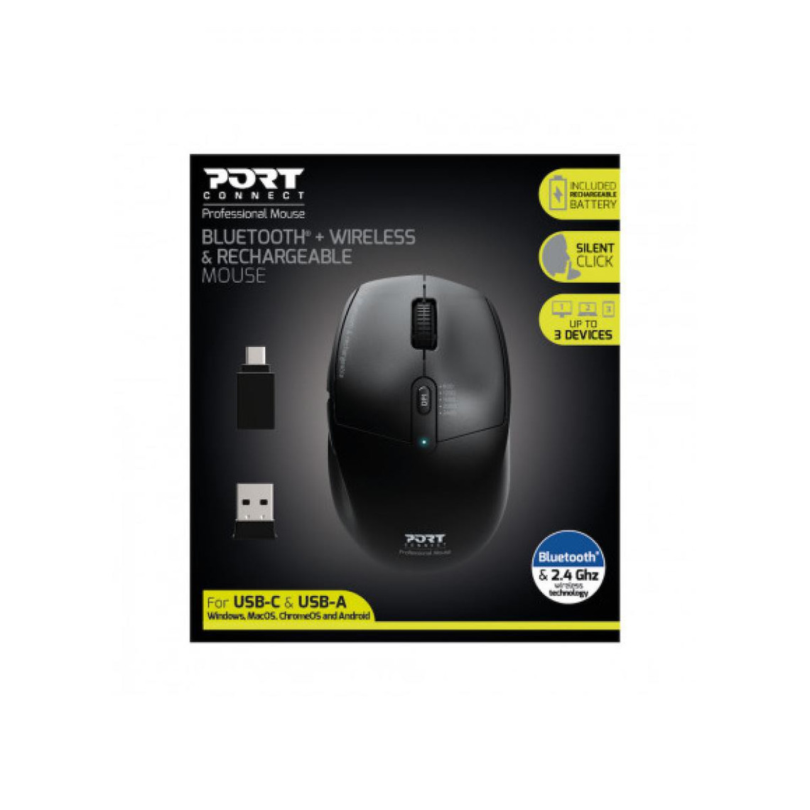 Souris Port Design Mouse Bluetooth Combo Pro Mouse Bluetooth Combo Pro