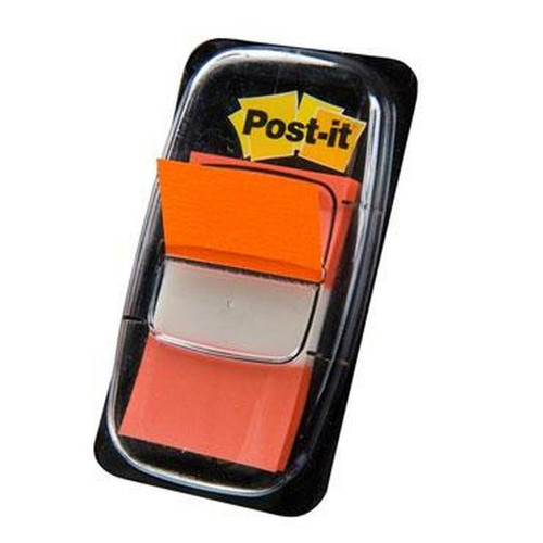 Post-It - Notes Adhésives Post-it 680 25 x 50 mm Orange 12 Unités Post-It  - Post-It