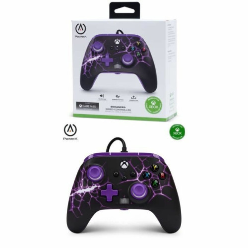 Power A - Manette XBOX ONE-S-X-PC PURPLE MAGMA EDITION Officielle - Xbox One