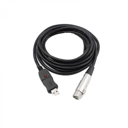 Power Studio - POWER STUDIO UTX 100 - Câble USB/XLR Femelle Power Studio  - Bonnes affaires Microphone