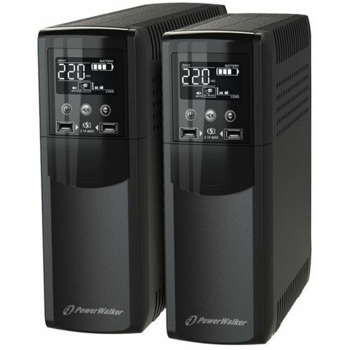 Powerwalker - VI 1500 CSW FR UPS 1500VA/900W Line Interact. Pure Sine Wave, HID driver, USB Charging Ports Powerwalker  - Accessoires alimentation