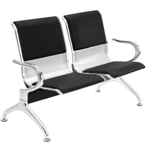 Primematik - Chaises sur poutre pour salle d'attente avec 2 sièges ergonomique rembourrés Primematik  - Chaises