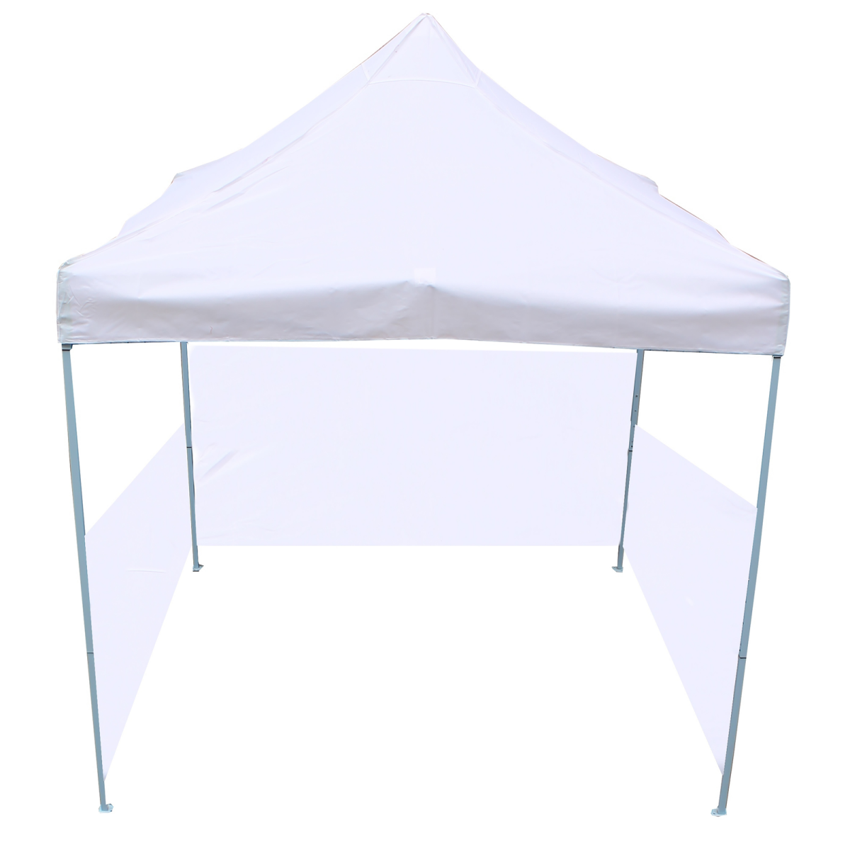Tentes de réception Primematik Tonnelle pliante blanc tente 300x300cm avec des tissus latéraux